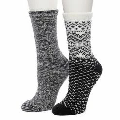 Women's Cuddl Duds 2 Pair Pack Boarder Diamond With Fairisle Spacedye Crew Socks Burnished Lilac 11 Women's Cuddl Duds 2 Pair Pack Boarder Diamond With Fairisle Spacedye Crew Socks Burnished Lilac -Cuddl Duds shop unnamed file 2315