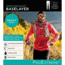 Men's Cuddl Duds® Heavyweight ProExtreme Performance Baselayer Pants Charcoal Heather -Cuddl Duds shop unnamed file 2318