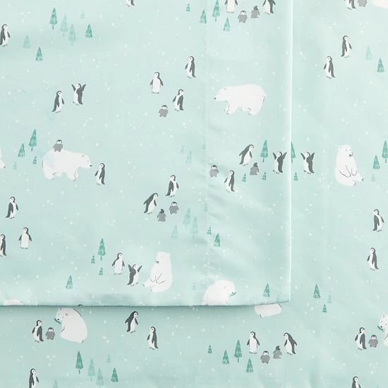 Cuddl Duds® Microfiber Sheet Set With Pillowcases Blue Lodge 17 Cuddl Duds® Microfiber Sheet Set With Pillowcases Blue Lodge - Image 17