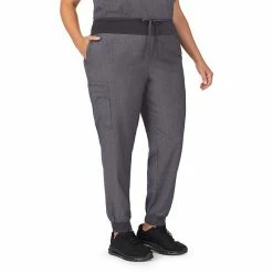 Plus Size Cuddl Duds® Scrubs Jogger Pants Charcoal Heather Gray 11 Plus Size Cuddl Duds® Scrubs Jogger Pants Charcoal Heather Gray -Cuddl Duds shop unnamed file 2400