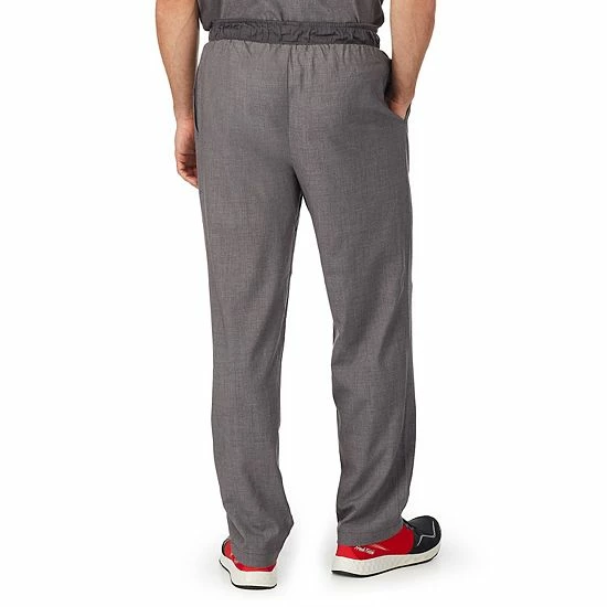Men's Cuddl Duds® Scrubs Classic Pants Ceil Heather 2 Men's Cuddl Duds® Scrubs Classic Pants Ceil Heather - Image 2