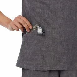 Petite Cuddl Duds® Scrubs V-Neck Top With 3 Pockets Black 13 Petite Cuddl Duds® Scrubs V-Neck Top With 3 Pockets Black -Cuddl Duds shop unnamed file 2416