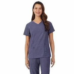 Petite Cuddl Duds® Scrubs V-Neck Top With 3 Pockets Black 16 Petite Cuddl Duds® Scrubs V-Neck Top With 3 Pockets Black -Cuddl Duds shop unnamed file 2419