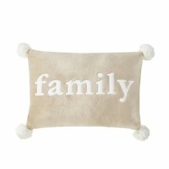 Cuddl Duds® Cozy Soft Family Applique Throw Pillow