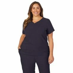 Plus Size Cuddl Duds® Scrubs Classic V-Neck Top Cameo Pink Heather 19 Plus Size Cuddl Duds® Scrubs Classic V-Neck Top Cameo Pink Heather -Cuddl Duds shop unnamed file 2471