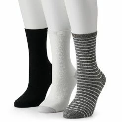 Women's Cuddl Duds® Everyday 3-pack Crew Socks Light Gray -Cuddl Duds shop unnamed file 2496