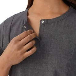 Petite Cuddl Duds® Scrubs Top With 2 Pockets Navy Heather 11 Petite Cuddl Duds® Scrubs Top With 2 Pockets Navy Heather -Cuddl Duds shop unnamed file 2504