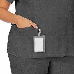 Plus Size Cuddl Duds® Scrubs Henley Top With 2 Pockets Charcoal Heather Gray 11 Plus Size Cuddl Duds® Scrubs Henley Top With 2 Pockets Charcoal Heather Gray -Cuddl Duds shop unnamed file 2539
