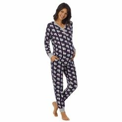 Maternity Cuddl Duds® Henley Pajama Top & Jogger Pajama Pants Set Black Stars 13 Maternity Cuddl Duds® Henley Pajama Top & Jogger Pajama Pants Set Black Stars -Cuddl Duds shop unnamed file 2555