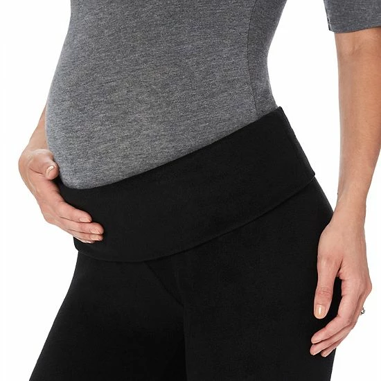 Maternity Cuddl Duds® Fleecewear with Stretch Leggings Charcoal Maternity Cuddl Duds® Fleecewear With Stretch Leggings Charcoal -Cuddl Duds shop unnamed file 2576