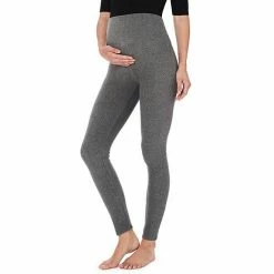Maternity Cuddl Duds® Fleecewear With Stretch Leggings Charcoal 3 Maternity Cuddl Duds® Fleecewear With Stretch Leggings Charcoal -Cuddl Duds shop unnamed file 2577