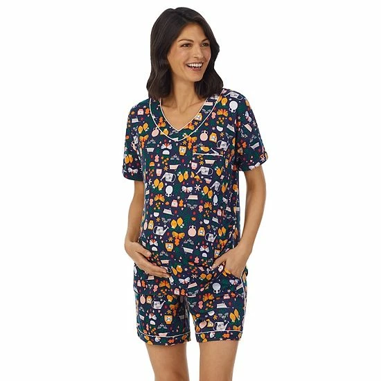 Maternity Cuddl Duds Cozy Short-Sleeve Top & Bermuda Pajama Set Periwinkle Cat Maternity Cuddl Duds Cozy Short-Sleeve Top & Bermuda Pajama Set Periwinkle Cat -Cuddl Duds shop unnamed file 2611