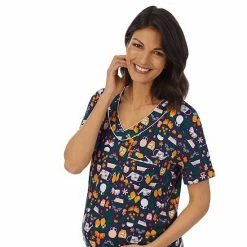 Maternity Cuddl Duds Cozy Short-Sleeve Top & Bermuda Pajama Set Periwinkle Cat 3 Maternity Cuddl Duds Cozy Short-Sleeve Top & Bermuda Pajama Set Periwinkle Cat -Cuddl Duds shop unnamed file 2614