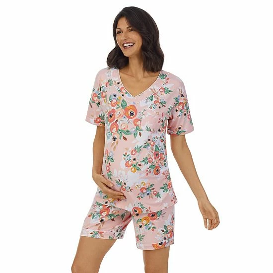 Maternity Cuddl Duds Cozy Short-Sleeve Top & Bermuda Pajama Set Periwinkle Cat Maternity Cuddl Duds Cozy Short-Sleeve Top & Bermuda Pajama Set Periwinkle Cat -Cuddl Duds shop unnamed file 2616