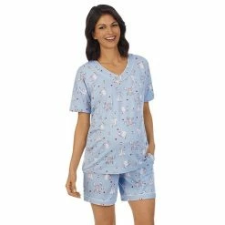Maternity Cuddl Duds Cozy Short-Sleeve Top & Bermuda Pajama Set Periwinkle Cat 7 Maternity Cuddl Duds Cozy Short-Sleeve Top & Bermuda Pajama Set Periwinkle Cat -Cuddl Duds shop unnamed file 2618
