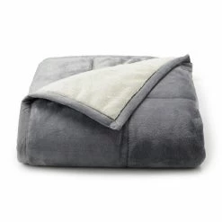 Cuddl Duds® Cozy Soft Plush To Faux Fur Throw Lost Dogs