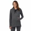 Maternity Cuddl Duds® Ultra Cozy Tunic Charcoal Heather