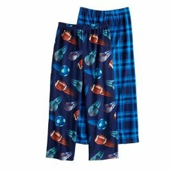 Cuddl Duds Boys 6-16 Cuddle Duds 2-Pack Pajama Pants Blue Plaid -Cuddl Duds shop unnamed file 2691