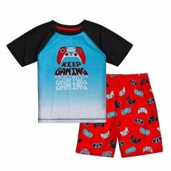 Cuddl Duds® Boys 4-16 Tee & Shorts Pajama Set Gray Heather -Cuddl Duds shop unnamed file 2697