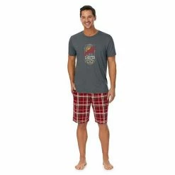 Big & Tall Cuddl Duds® Crewneck Graphic Tee & Sleep Shorts Set El Mar -Cuddl Duds shop unnamed file 2733