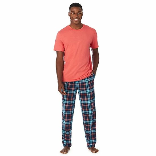 Big & Tall Cuddl Duds® Crewneck Tee & Sleep Pants Set Navy Plaid Big & Tall Cuddl Duds® Crewneck Tee & Sleep Pants Set Navy Plaid -Cuddl Duds shop unnamed file 2738