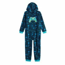 Boys 4-16 Cuddl Duds One-Piece Union Suit Pajamas Brown
