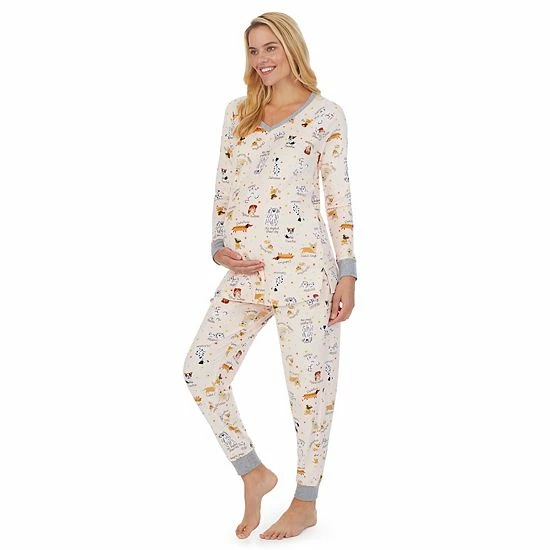 Maternity Cuddl Duds® 2-piece Velour Pajama Top & Pajama Jogger Pants Set Black Moose Maternity Cuddl Duds® 2-piece Velour Pajama Top & Pajama Jogger Pants Set Black Moose -Cuddl Duds shop unnamed file 2786