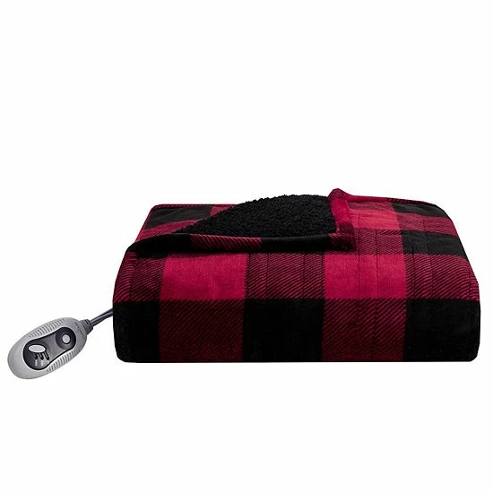 Cuddl Duds® Heated Plush Sherpa Throw Red Black Buffcheck Cuddl Duds® Heated Plush Sherpa Throw Red Black Buffcheck -Cuddl Duds shop unnamed file 295