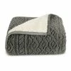 Cuddl Duds® Sherpa Throw Tan Carve