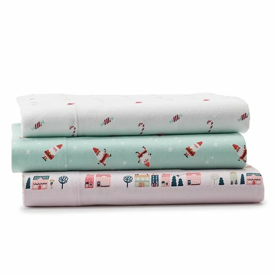 Cuddl Duds® Flannel Sheet Set Or Pillowcases Aspen 4 Cuddl Duds® Flannel Sheet Set Or Pillowcases Aspen - Image 4