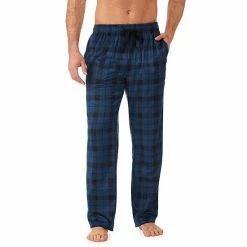 Men's Cuddl Duds® Fleece Pajama Pants Blue Plaid -Cuddl Duds shop unnamed file 328