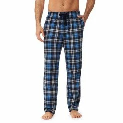 Men's Cuddl Duds® Fleece Pajama Pants Blue Plaid -Cuddl Duds shop unnamed file 329