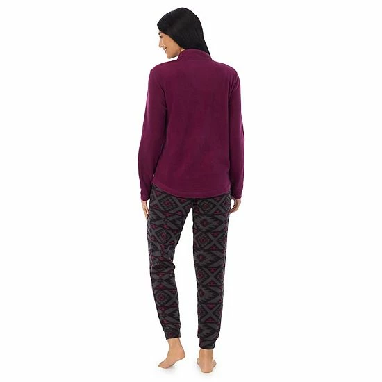 Women's Cuddl Duds Fleece Long Sleeve Pajama Top and Banded Bottom Pajama Pants Sleep Set Grey Oatmeal Plaid Women's Cuddl Duds Fleece Long Sleeve Pajama Top And Banded Bottom Pajama Pants Sleep Set Grey Oatmeal Plaid -Cuddl Duds shop unnamed file 355