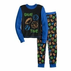 Boys 6-12 Cuddl Duds Top & Bottoms Pajama Set Red Gamer -Cuddl Duds shop unnamed file 366