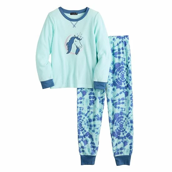 Girls 4-12 Cuddl Duds Pajama Set Rainbow 3 Girls 4-12 Cuddl Duds Pajama Set Rainbow - Image 3