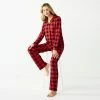 Women's Jammies For Your Families® Beary Cool Buffalo Check Pajama Set By Cuddl Duds®