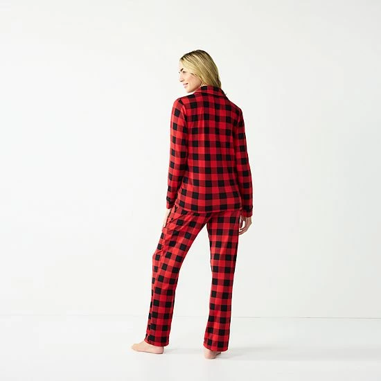 Women's Jammies For Your Families® Beary Cool Buffalo Check Pajama Set By Cuddl Duds® 2 Women's Jammies For Your Families® Beary Cool Buffalo Check Pajama Set By Cuddl Duds® - Image 2
