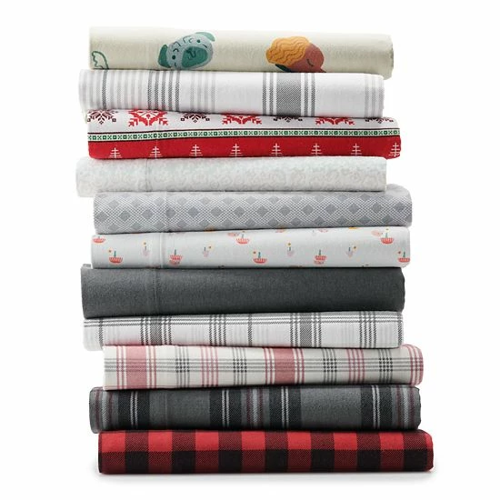 Cuddl Duds® Flannel Sheet Set Or Pillowcases Aspen 5 Cuddl Duds® Flannel Sheet Set Or Pillowcases Aspen - Image 5