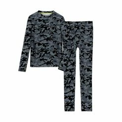 Boys Cuddl Duds Comfortech Stretch 2-Piece Base Layer Set Space Gray -Cuddl Duds shop unnamed file 425