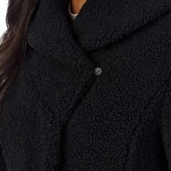 Women's Cuddl Duds Curly Sherpa Shawl-Collar Coat Black 15 Women's Cuddl Duds Curly Sherpa Shawl-Collar Coat Black -Cuddl Duds shop unnamed file 442