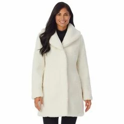 Women's Cuddl Duds Curly Sherpa Shawl-Collar Coat Black 20 Women's Cuddl Duds Curly Sherpa Shawl-Collar Coat Black -Cuddl Duds shop unnamed file 447