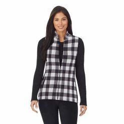 Women's Cuddl Duds® Fleecewear With Stretch Full Zippered Vest Charcoal Heather 19 Women's Cuddl Duds® Fleecewear With Stretch Full Zippered Vest Charcoal Heather -Cuddl Duds shop unnamed file 508