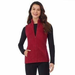 Women's Cuddl Duds® Fleecewear With Stretch Full Zippered Vest Charcoal Heather 21 Women's Cuddl Duds® Fleecewear With Stretch Full Zippered Vest Charcoal Heather -Cuddl Duds shop unnamed file 510