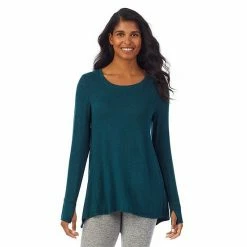 Women's Cuddl Duds® Soft Knit Long Sleeve Tunic Top Marled Viridian Green 18 Women's Cuddl Duds® Soft Knit Long Sleeve Tunic Top Marled Viridian Green -Cuddl Duds shop unnamed file 531