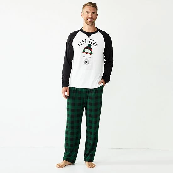 Men's Jammies For Your Families® Beary Cool "Papa Bear" Pajama Set By Cuddl Duds® 1 Men's Jammies For Your Families® Beary Cool "Papa Bear" Pajama Set By Cuddl Duds®