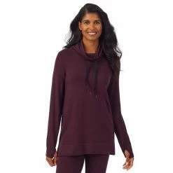Women's Cuddl Duds® Ultra Cozy Long Sleeve Cowlneck Tunic Top Cloud Blue Heather -Cuddl Duds shop unnamed file 561