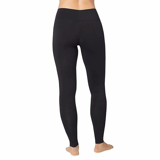 Women's Cuddl Duds® Softwear With Stretch High-Waisted Leggings Charcoal Heather 2 Women's Cuddl Duds® Softwear With Stretch High-Waisted Leggings Charcoal Heather - Image 2