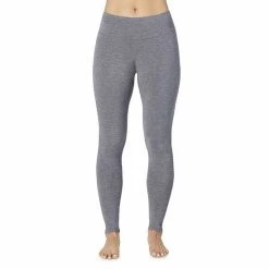 Women's Cuddl Duds® Softwear With Stretch High-Waisted Leggings Charcoal Heather 14 Women's Cuddl Duds® Softwear With Stretch High-Waisted Leggings Charcoal Heather -Cuddl Duds shop unnamed file 580