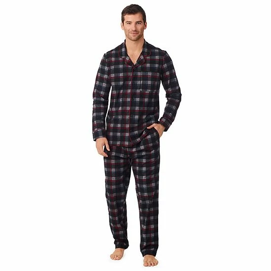 Men's Cuddl Duds Cozy Lodge Pajama Set Black Novelty 9 Men's Cuddl Duds Cozy Lodge Pajama Set Black Novelty - Image 9