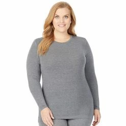 Plus Size Cuddl Duds® Softwear With Stretch Long Sleeve Crewneck Top Dress Blues 16 Plus Size Cuddl Duds® Softwear With Stretch Long Sleeve Crewneck Top Dress Blues -Cuddl Duds shop unnamed file 614